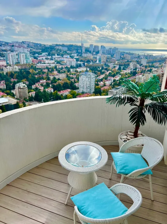 Квартира Квартира Студия в центре с террасой Сияние Сочи — Сочи