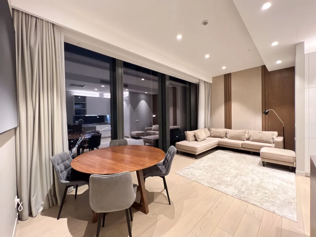 Угловой апартамент в Москва сити