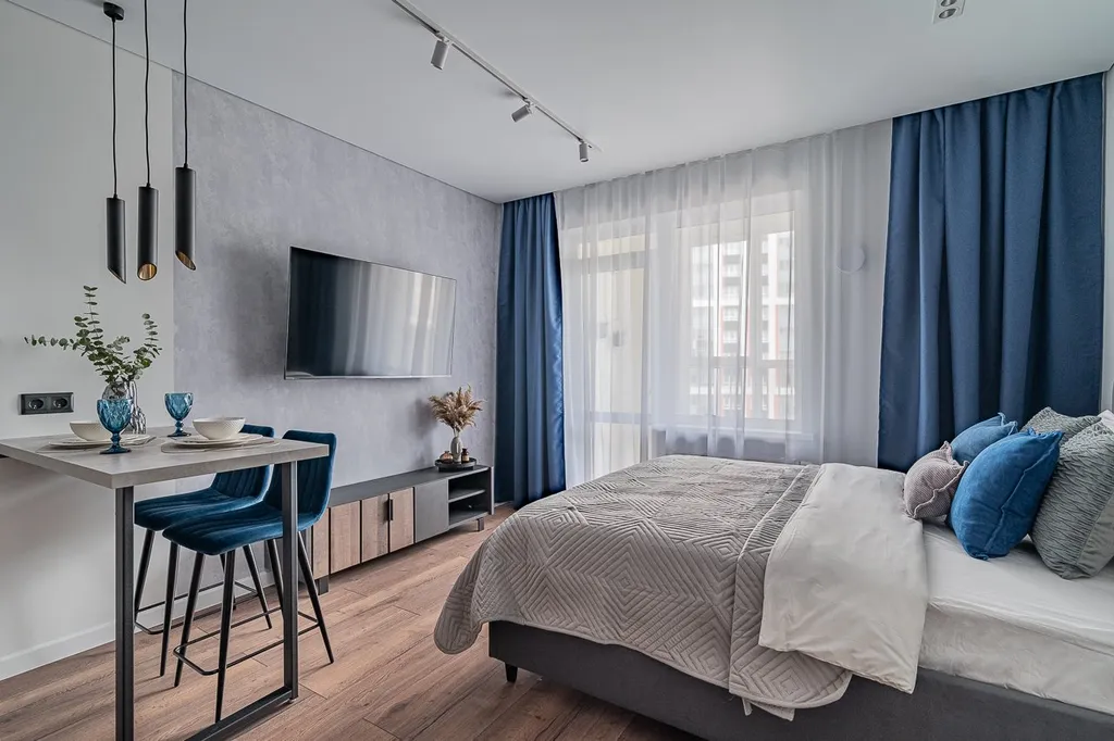 Апартаменты ЛАФА3 с лоджией для 1-2 человек