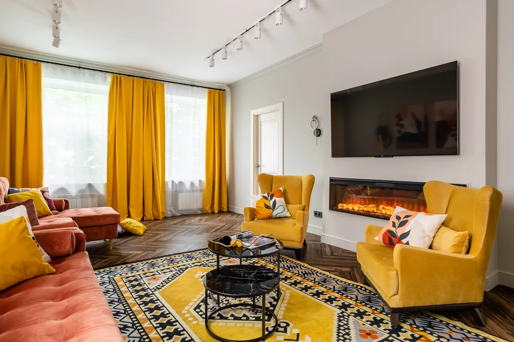 Квартира Дизайнерская квартира с камином у Невского проспекта — Санкт-Петербург