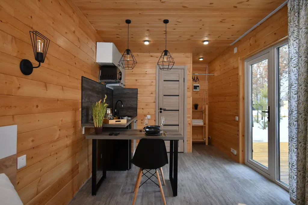 Двухместный 2 домик в лесу