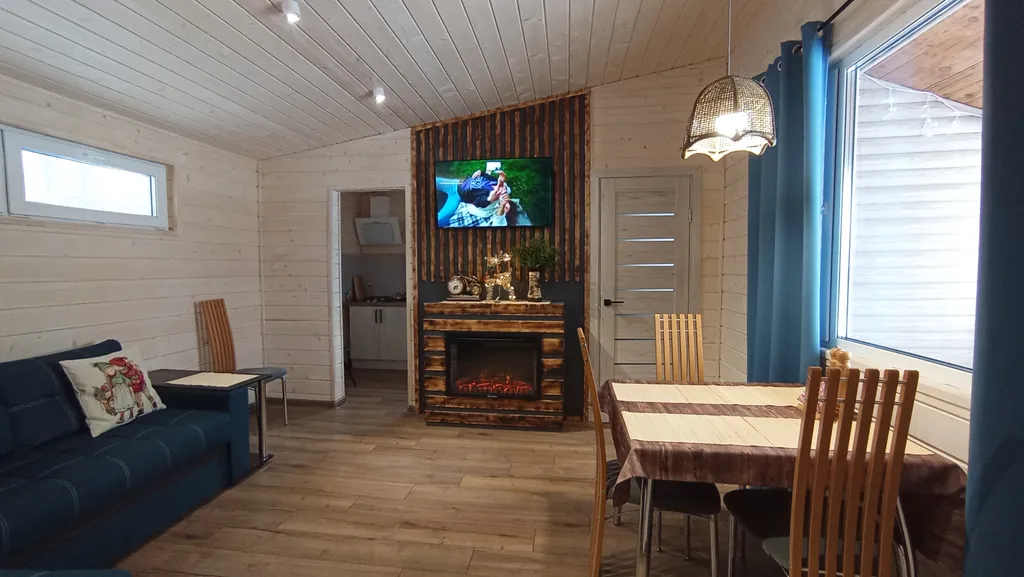 Дом -дуплекс с сауной, камином и фотозоной 12 месяцев