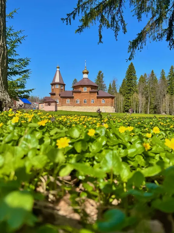 Этно-юрта в усадьбе Золотой лев
