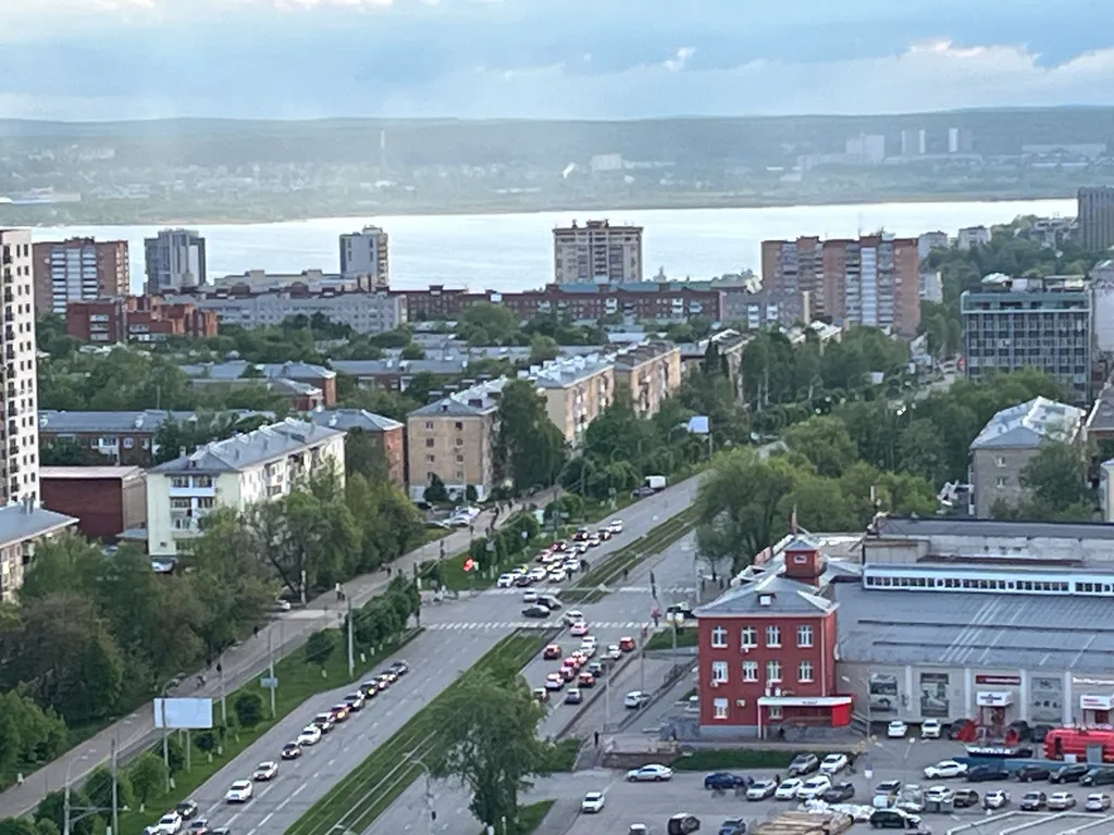 Квартира с видом на город