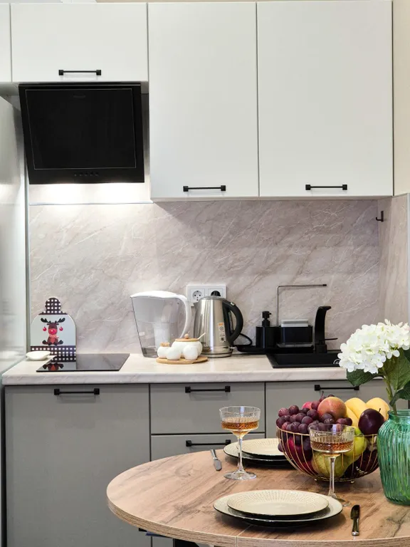 Апартаменты с видом на море, лес и горы