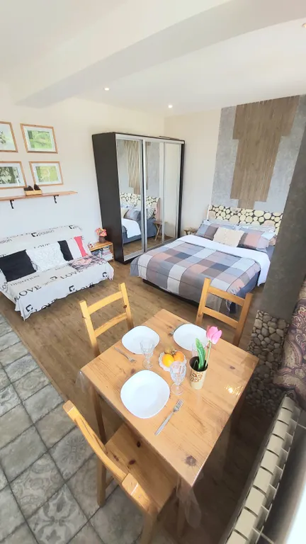 Студия с видом на Горы в центре