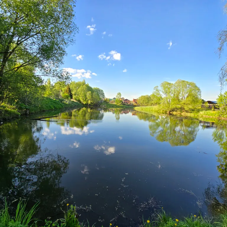 Дом с тёплым бассейном и баней в Новой Москве