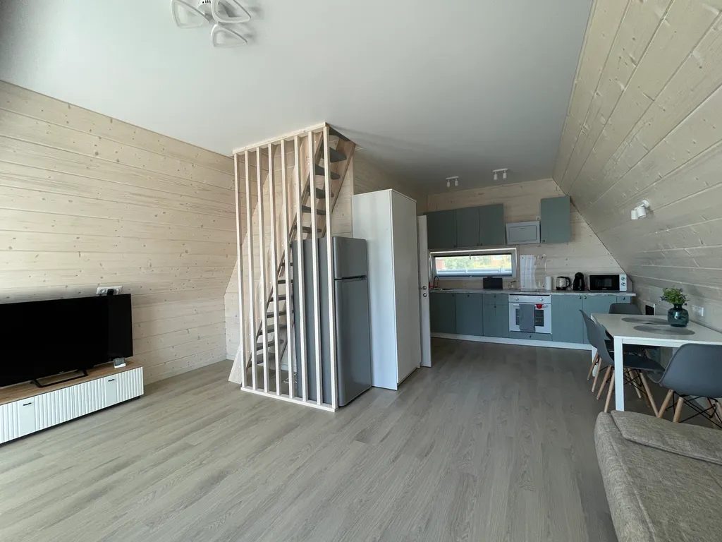 Коттедж Уютный дом аттик А-фрейм у Снетковского озера — Ларионово