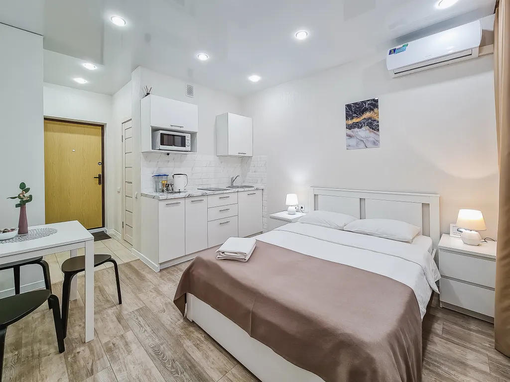 Уютная квартира в микрорайоне Спутник с панорамным видом