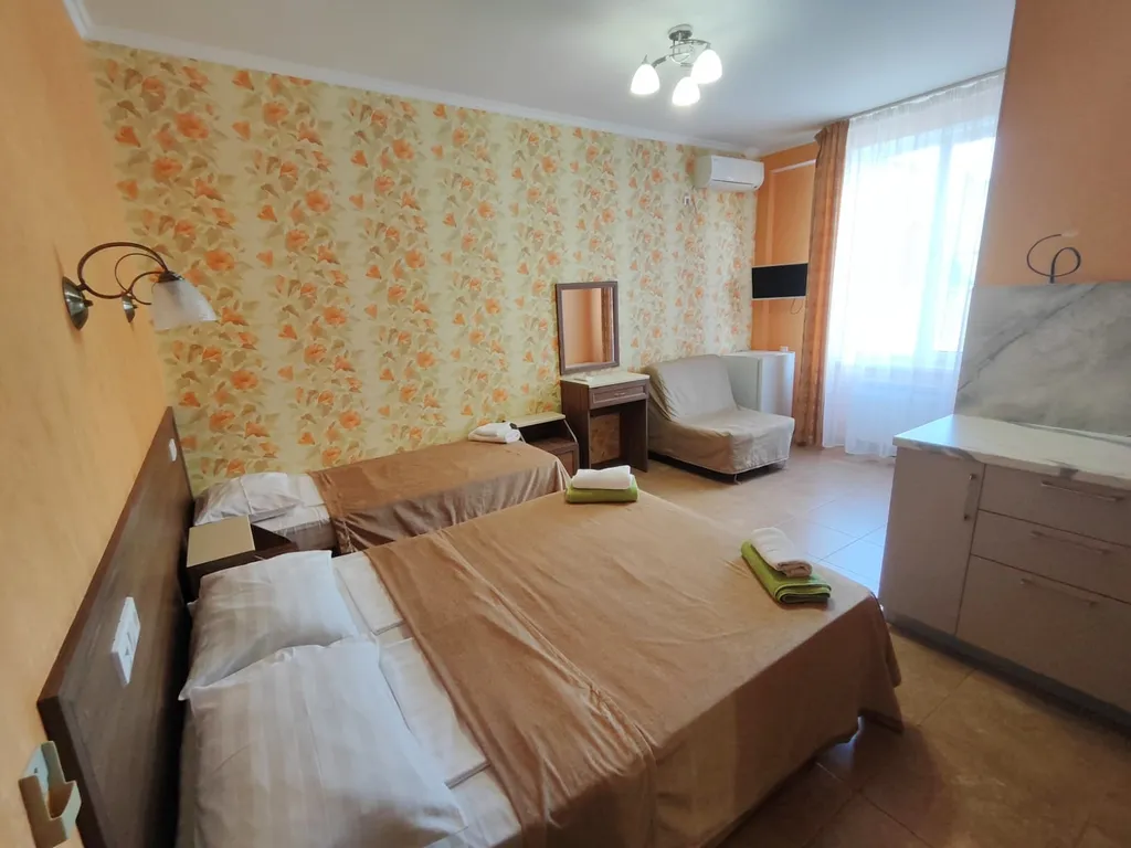 Квартира Квартира Четырехместный номер с кухней — Анапа
