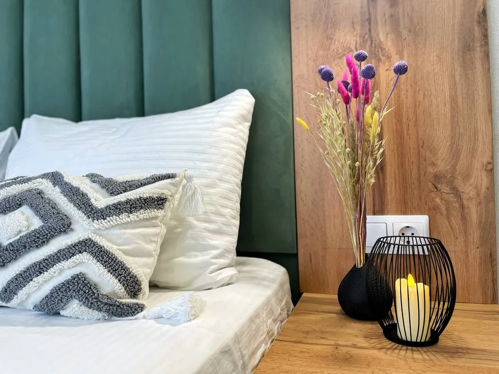 Апартаменты с большим балконом в 3 минутах от моря