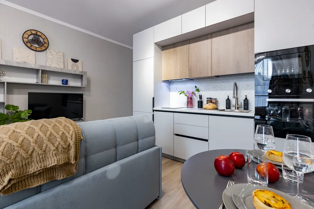 Квартира Квартира Современная студия рядом с Экспофорумом, Пушкиным, Павловском, аэропортом — Шушары