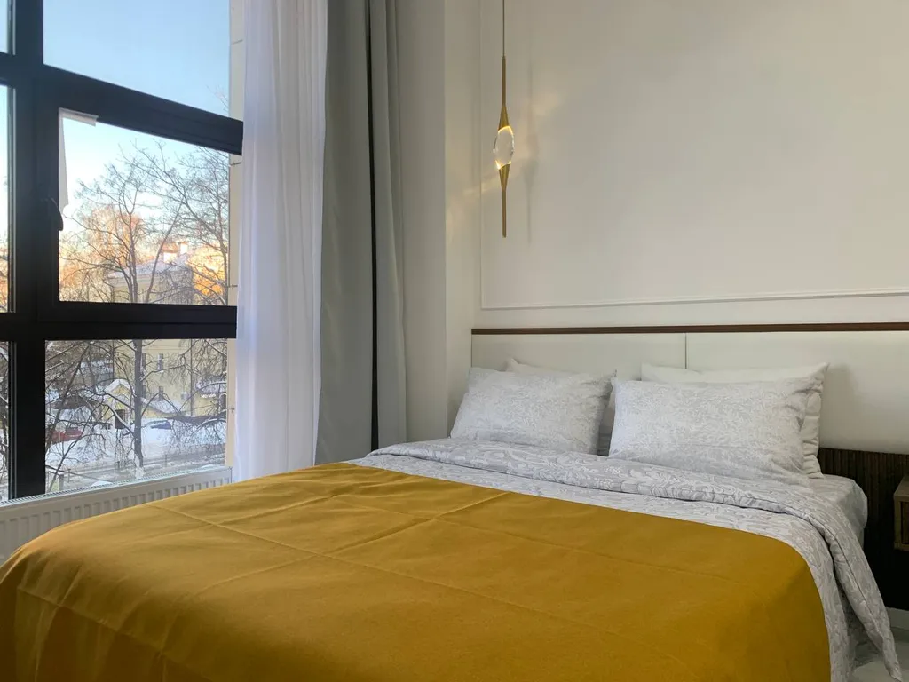 Бизнес-апартаменты CRYSTAL -парковка, кухня, стиральная машина СмартТВ