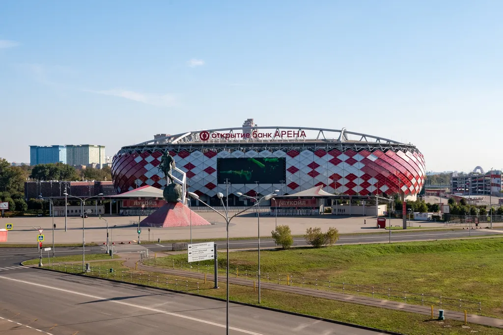 Квартира Квартира Яркая студия у метро Спартак — Москва