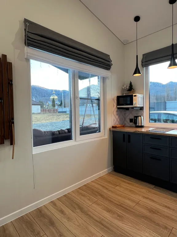 Уютный дом с банным чаном и видом на горы