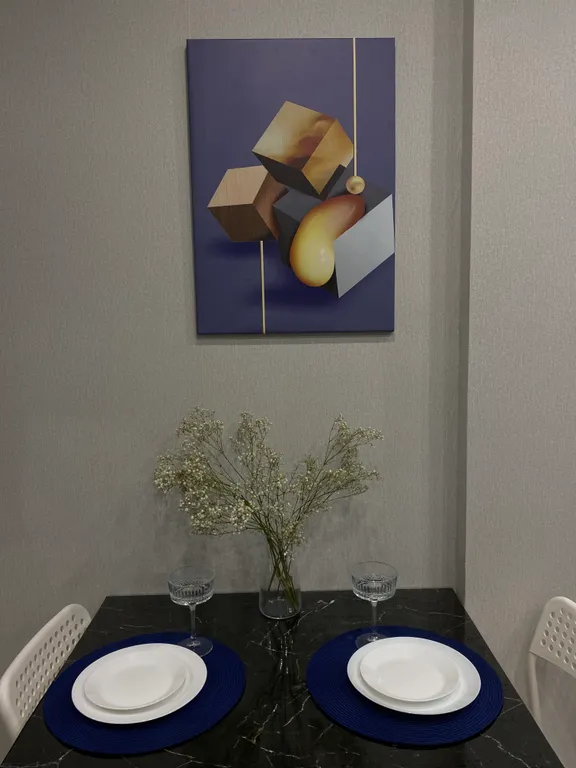 Уютная квартира студия с балконом