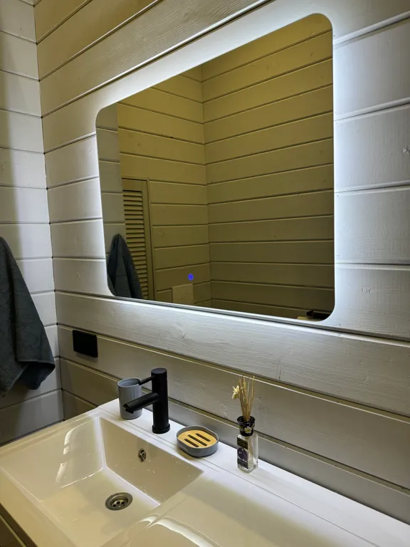 Коттедж Уютный коттедж с сауной и купелью — Бугры