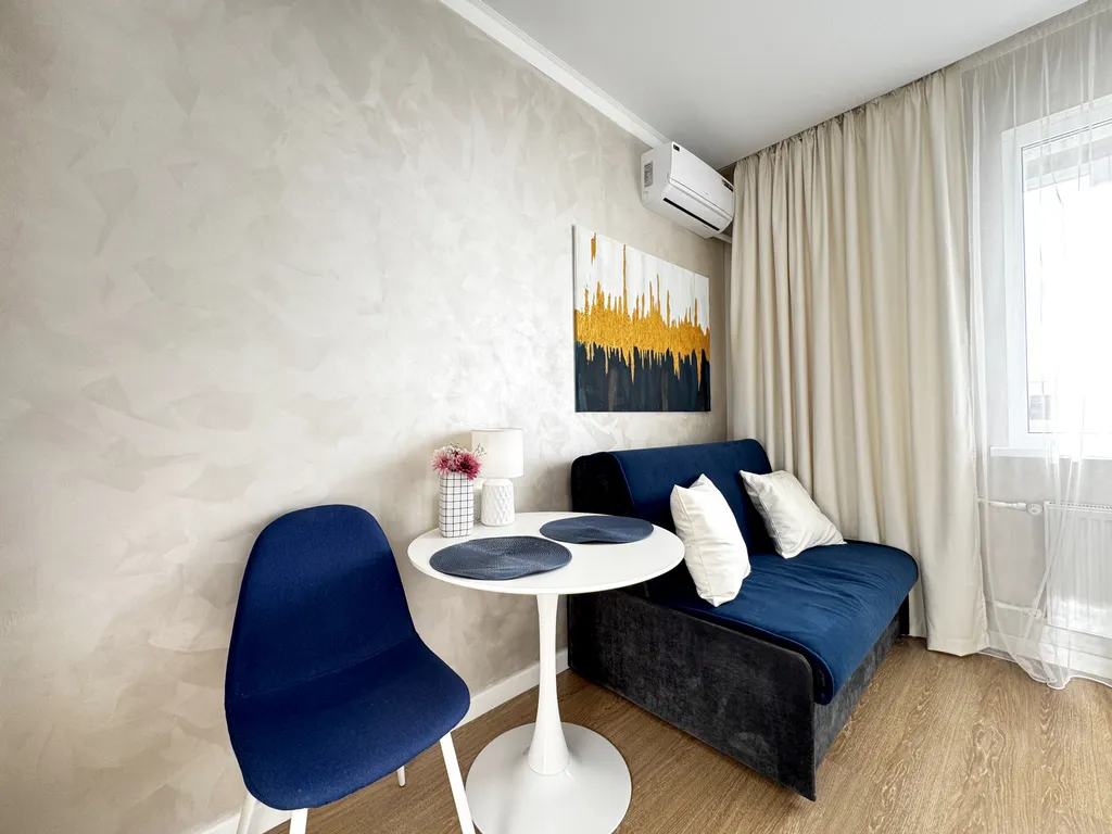 Уютная студия с панорамным видом на город!