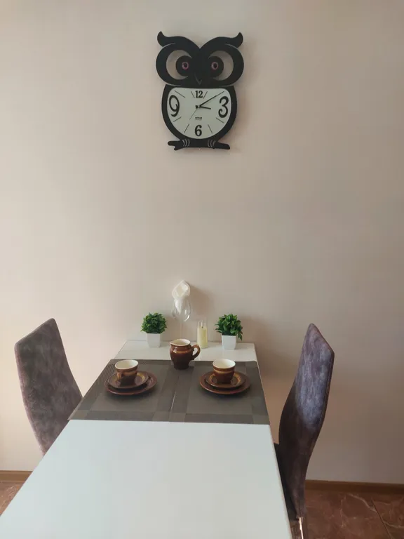 Уютная квартира с панорамными окнами в пол и красивым видом на парк