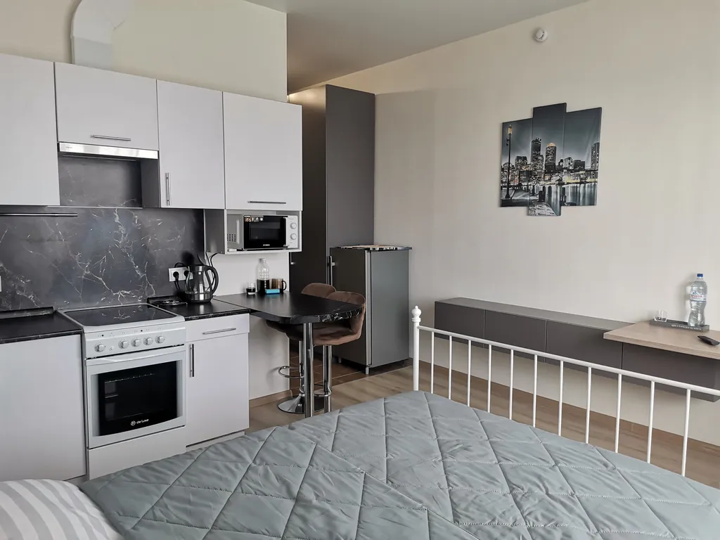 Уютная квартира-студия в ЖК Анкудиновский парк — аренда посуточно в Анкудиновка