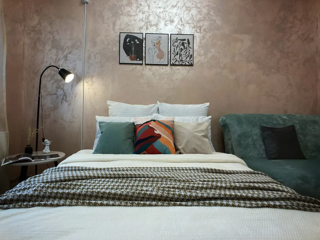 Студия на 25 этаже с видом на город