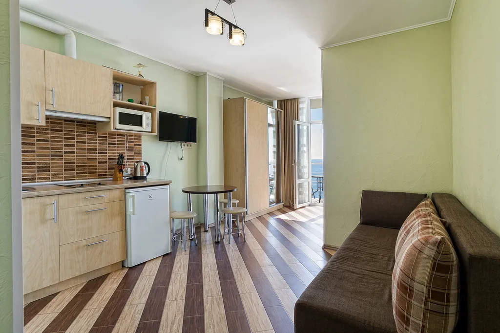 Квартира -студия в Мисхоре, с шикарным видом на море