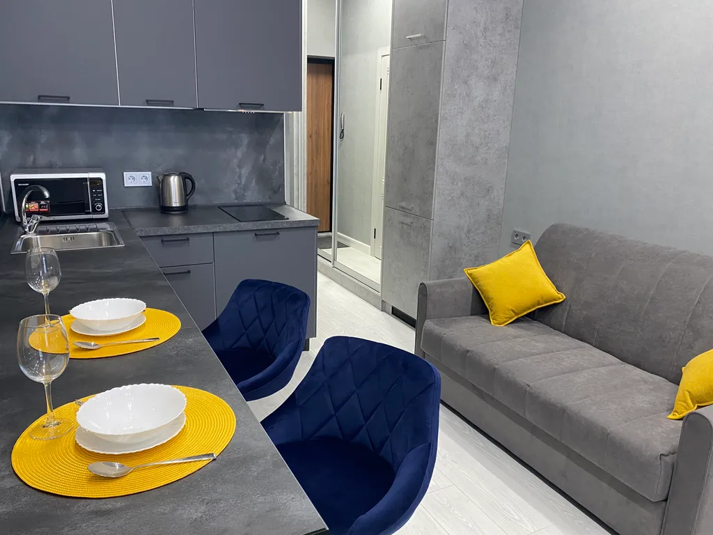 Стильная студия в ЖК бизнес-класса под управлением Platinum Aparts