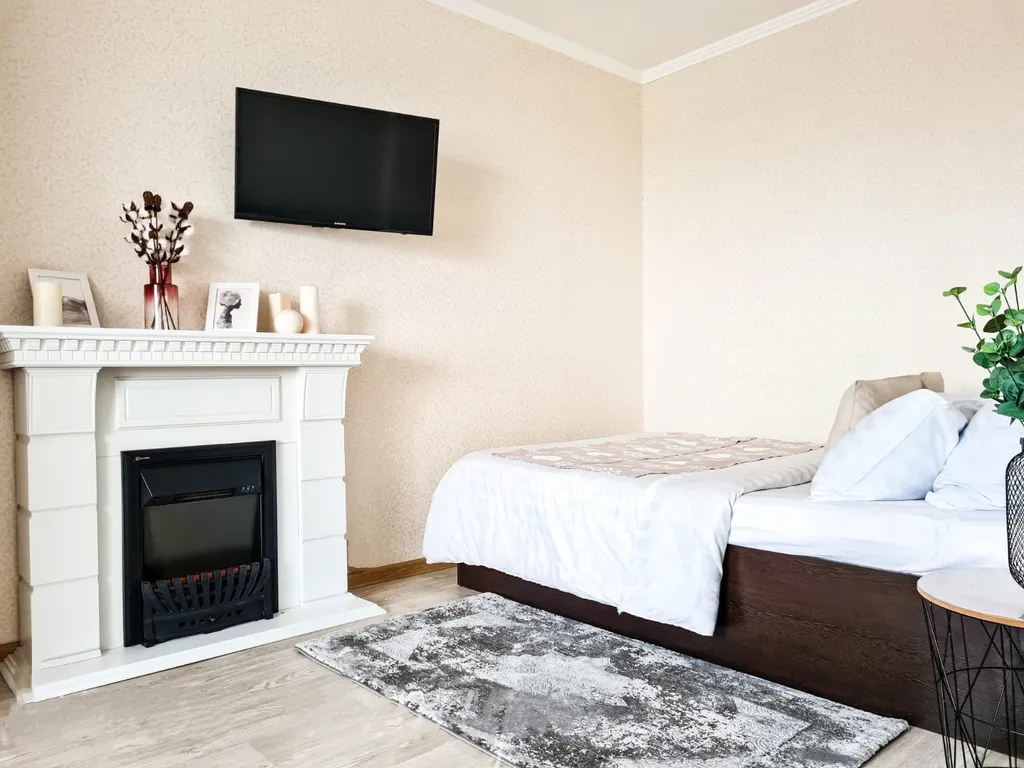 Квартира с камином в центре города — аренда посуточно в Видное