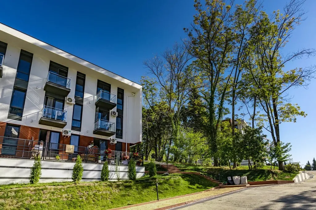 Квартира Апартаменты с балконом с видом на море — Адлер