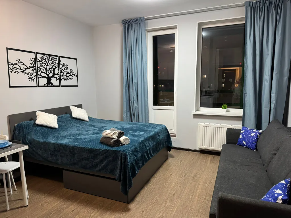 Квартира Уютная студия — аренда посуточно в Мурино