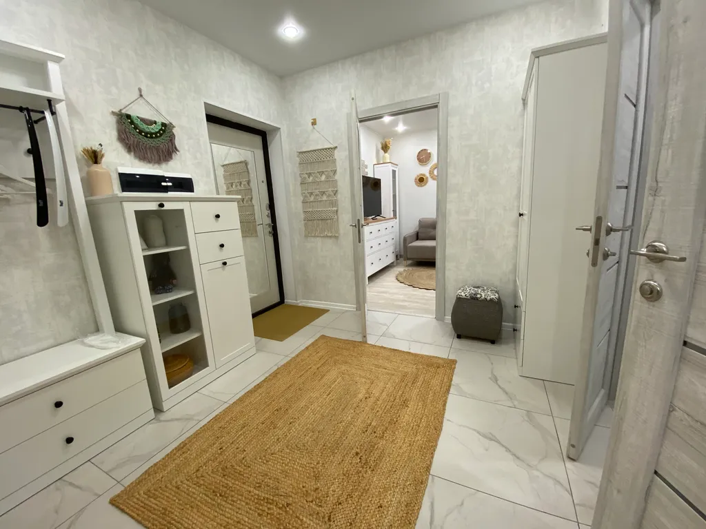 Апартамент Сканди с балконом и отдельной спальней