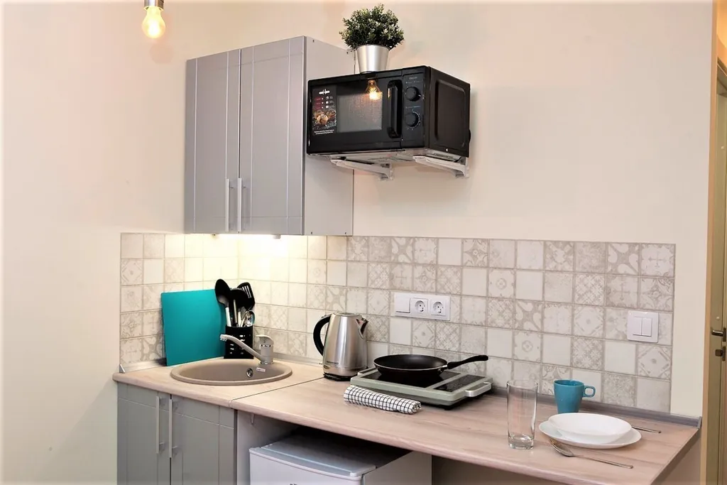 Уютная студия для семейной пары в центре города