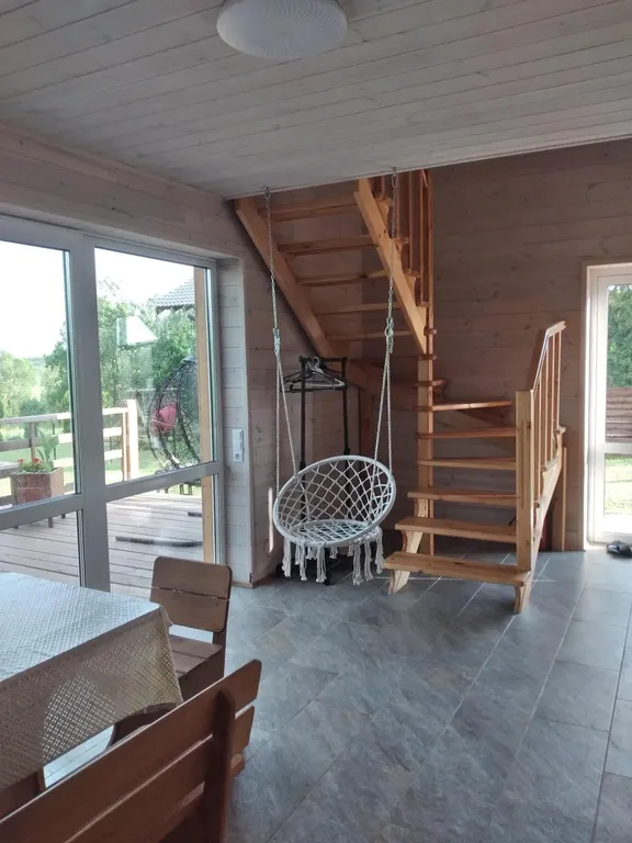 Дом с красивым видом на озеро Дривяты