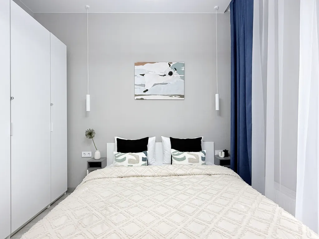 Квартира для семьи в жк с колоннадой и фонтанами