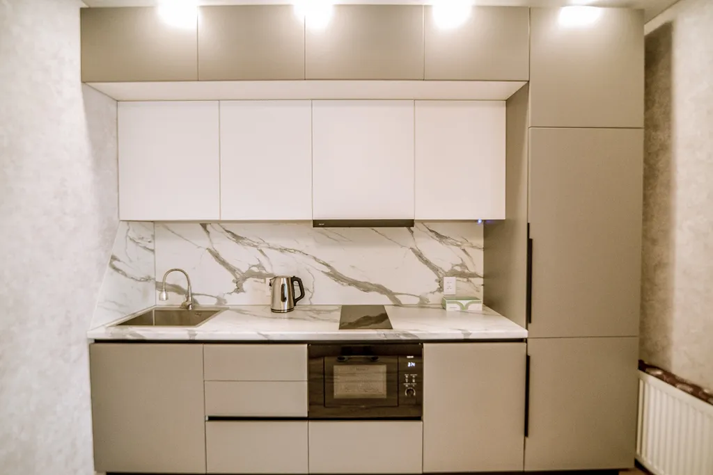 Уютная студия с красивым видом на город