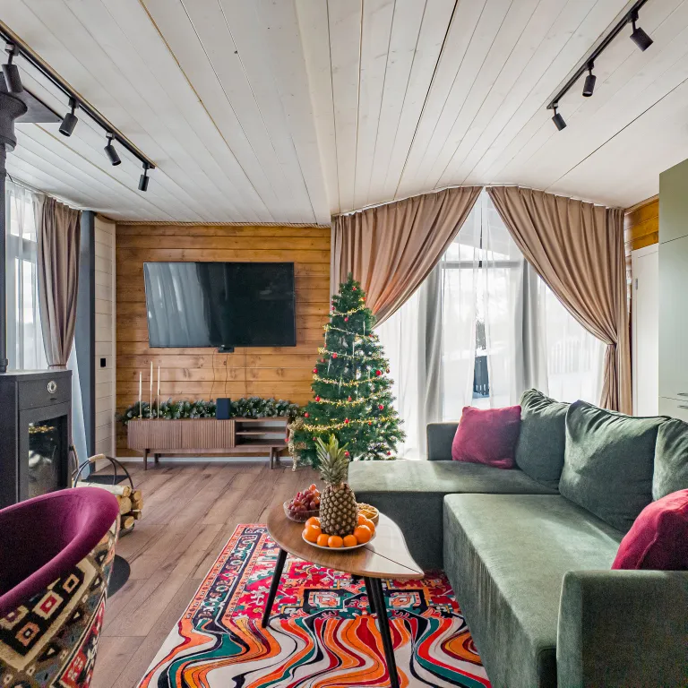 Дом c сауной и видом на лес