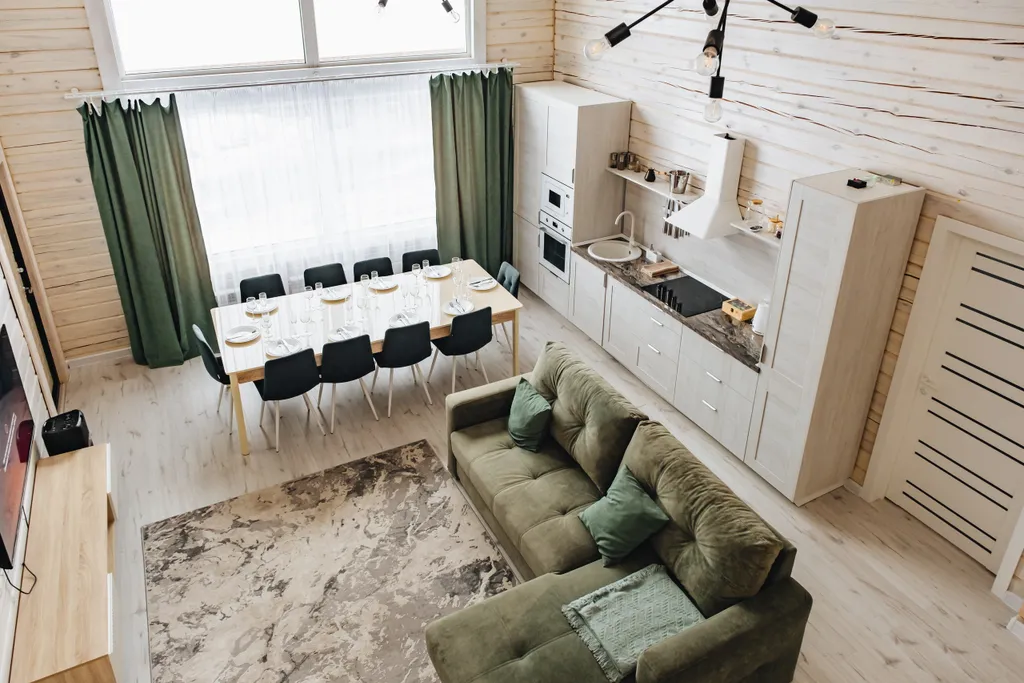 Коттедж на большую компанию близко от подъемника