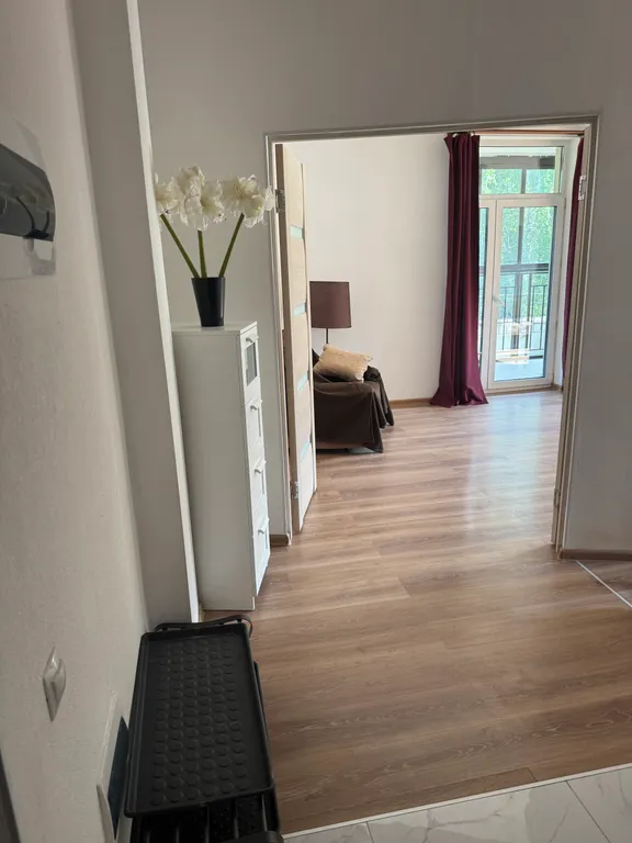 В центре города большая, атмосферная квартира с лужайкой