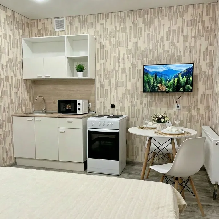 Уютная студия при въезде в город