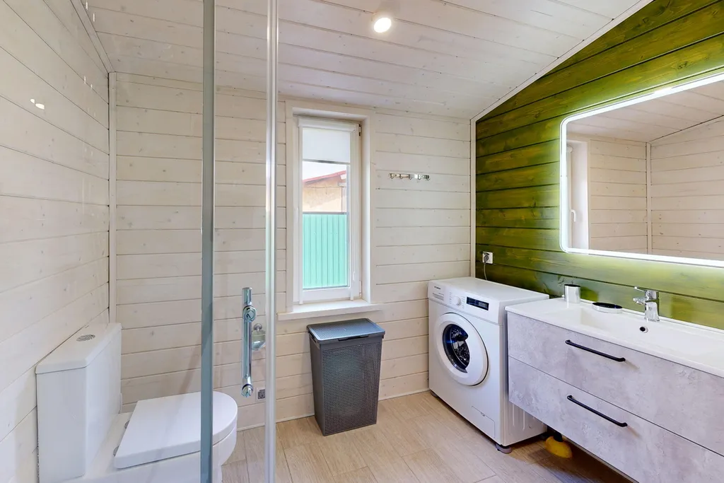 Дом с баней и чаном на участке 10 соток, Green island house