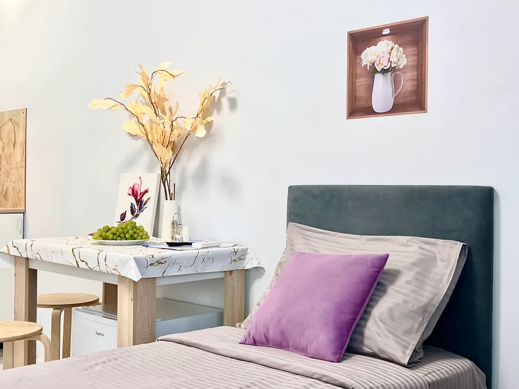 Светлая студия c кондиционером