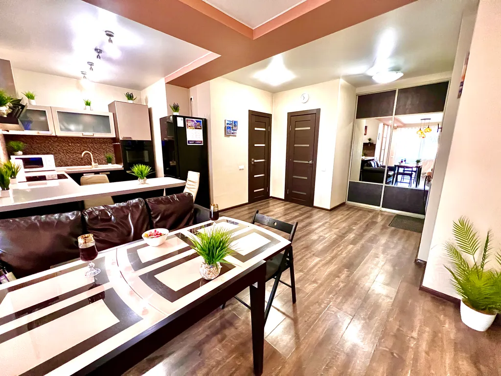 Квартира Квартира Дизайнерская студия на 9 этаже в ЖК Современник рядом с МТЛ-Арена — Самара