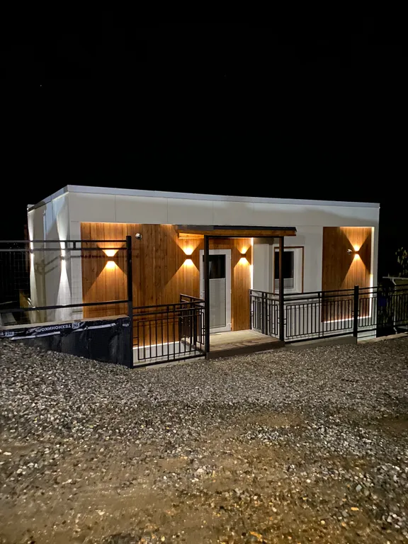 Коттедж Дом в стиле Хай - Тек — Галицино