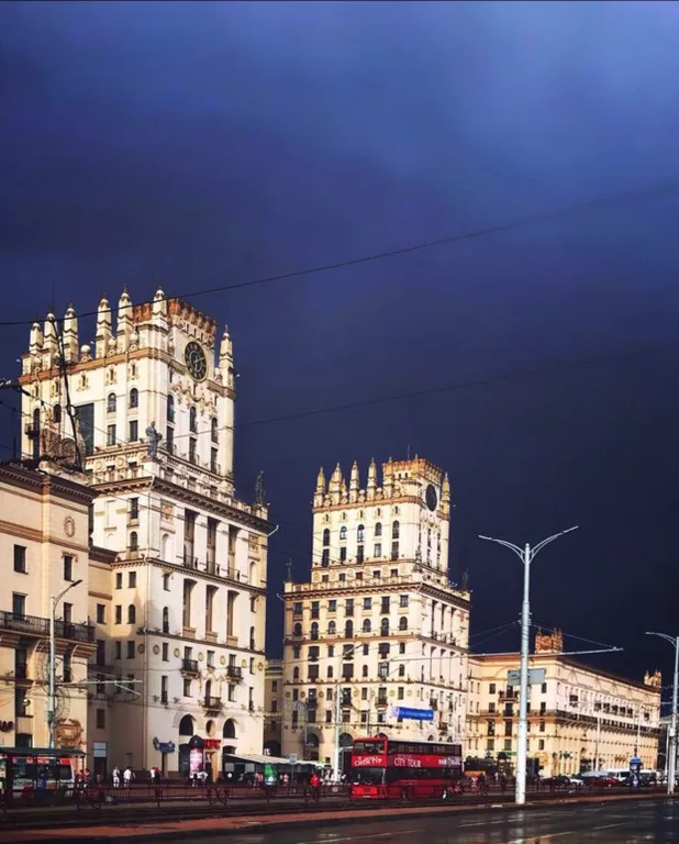Квартира Просторная квартира в главной достопримечательности Минска -City Gates — Минск