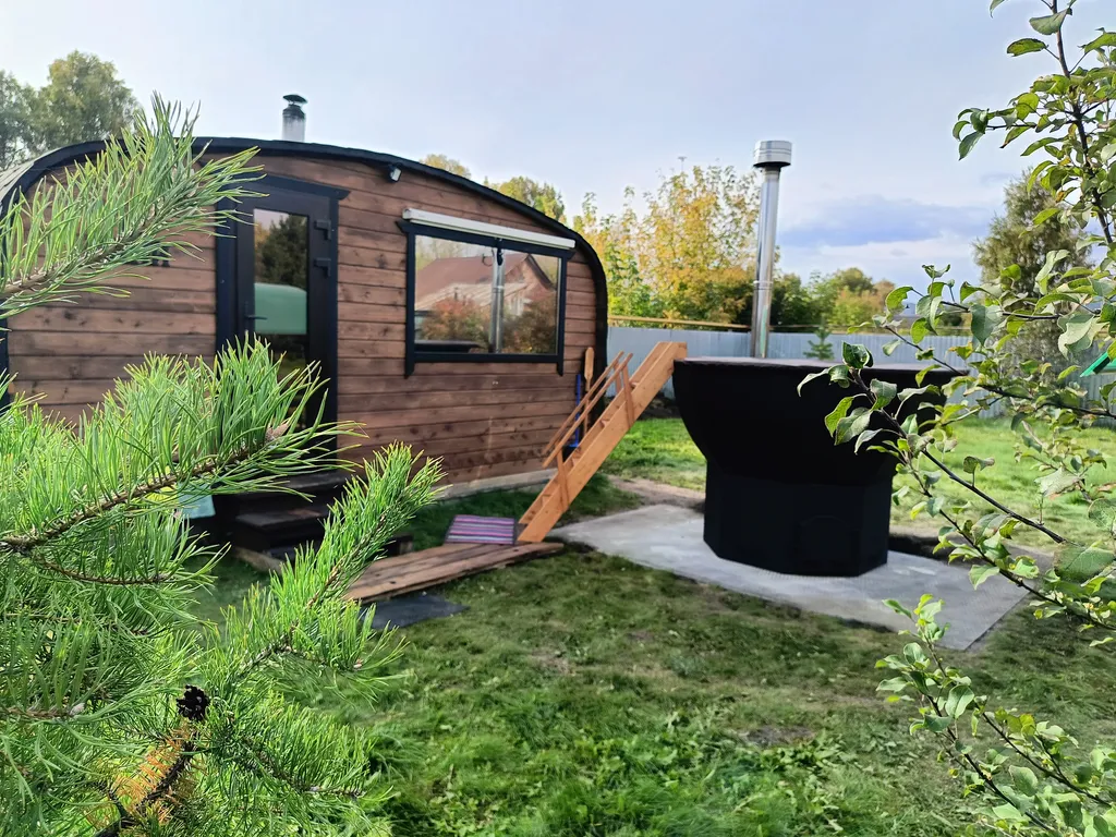 Уютный домик на берегу Реки. С чаном и с банькой.