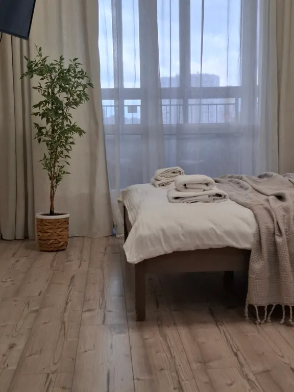 Квартира Квартира Уютная студия в ЖК Притяжение, 1 минута до Планеты — Красноярск