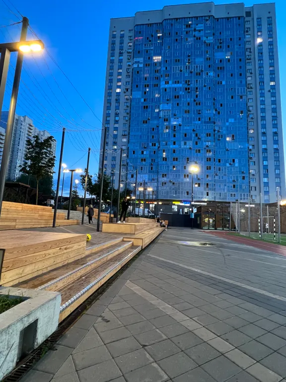 Уютная студия с панорамным балконом рядом с ТРЦ Мега и Шереметьево