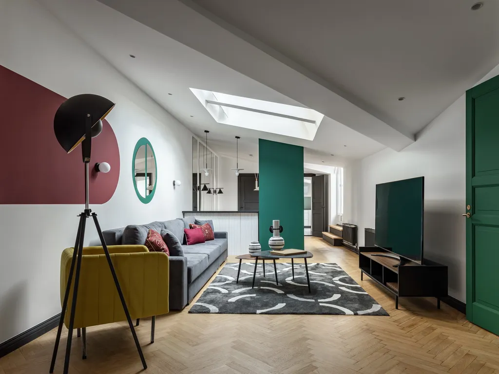 Квартира Апартаменты двухуровневые Benua 170 с Тремя Террасами — Санкт-Петербург