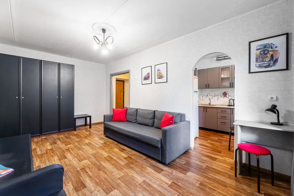 Уютная квартира Black and red house