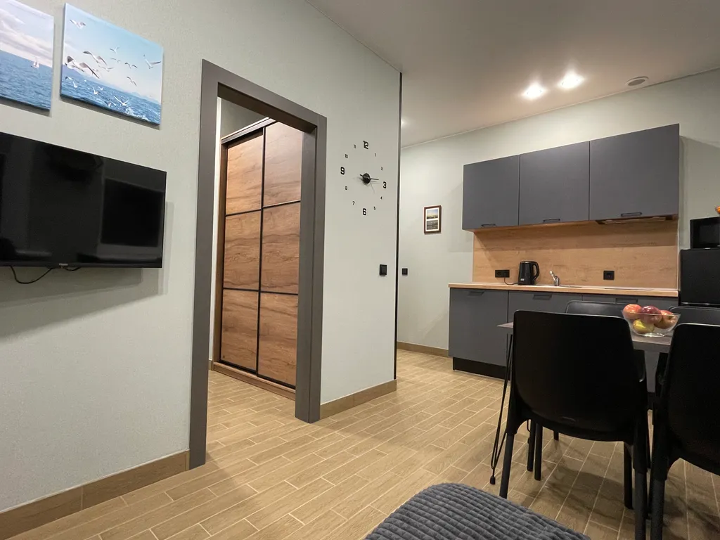 Квартира Квартира Уютная евродвушка с балконом у моря — Геленджик